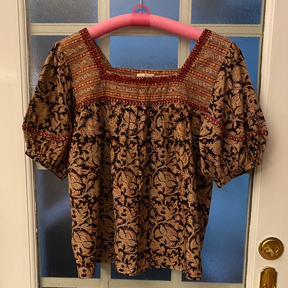 Bohemian Print Women Top XXS 
Umber & Ochre